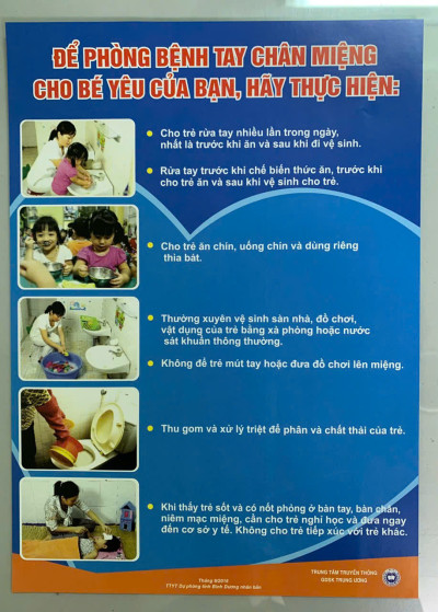 Bệnh tay chân miệng  ở trẻ
