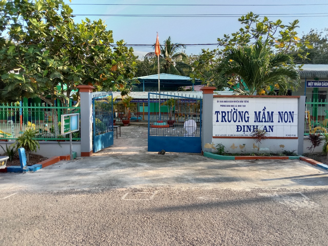 Khu vực các phòng học, phòng chức năng