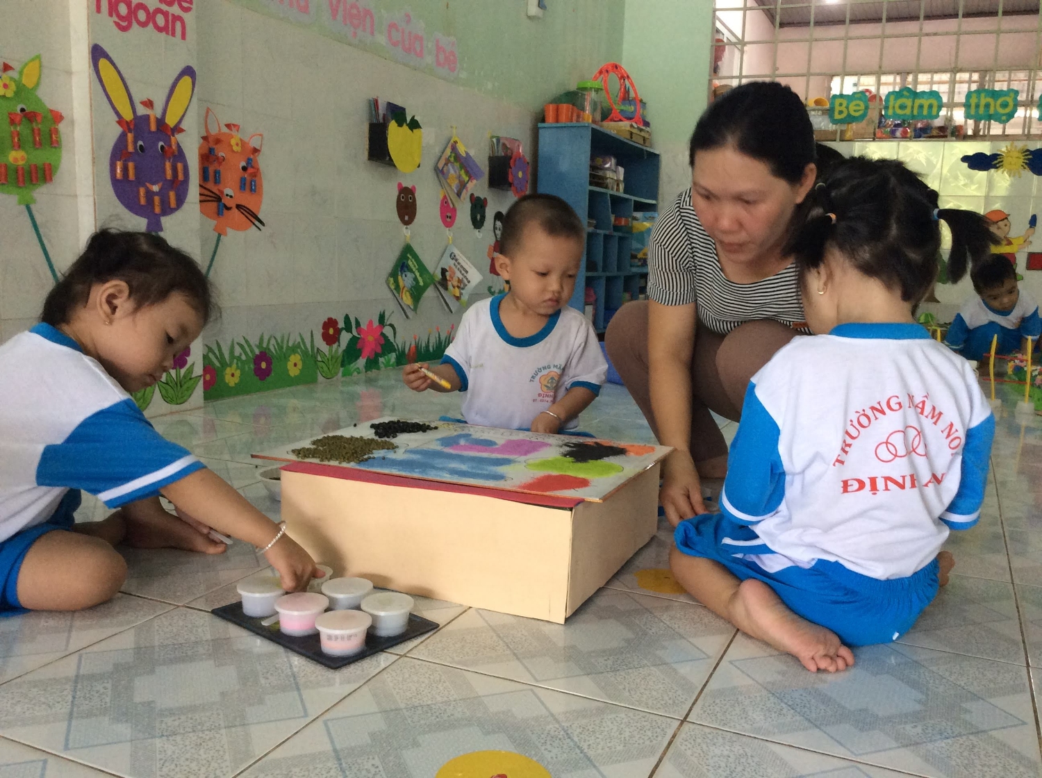 Một số hình ảnh hoạt động thi giáo viên giỏi cơ sở năm học 2018-2019